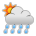 Sun Behind Rain Cloud