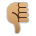Thumbs Down: Medium Skin Tone