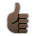 Thumbs Up: Dark Skin Tone