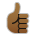 Thumbs Up: Medium-Dark Skin Tone