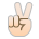 Victory Hand: Light Skin Tone