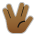 Vulcan Salute: Medium-Dark Skin Tone