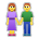 Woman and Man Holding Hands