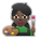 Woman Artist: Dark Skin Tone
