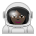 Woman Astronaut: Dark Skin Tone