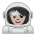 Woman Astronaut: Light Skin Tone