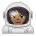 Woman Astronaut: Medium Skin Tone