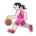 Woman Bouncing Ball: Light Skin Tone