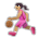 Woman Bouncing Ball: Medium Skin Tone