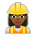 Woman Construction Worker: Medium-Dark Skin Tone