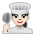 Woman Cook: Light Skin Tone