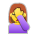 Woman Facepalming