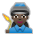 Woman Factory Worker: Dark Skin Tone