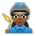 Woman Factory Worker: Medium-Dark Skin Tone