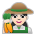 Woman Farmer: Light Skin Tone