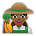 Woman Farmer: Medium-Dark Skin Tone