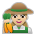 Woman Farmer: Medium-Light Skin Tone