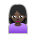 Woman Frowning: Dark Skin Tone