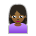 Woman Frowning: Medium-Dark Skin Tone