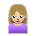 Woman Frowning: Medium-Light Skin Tone