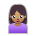 Woman Frowning: Medium Skin Tone