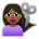 Woman Getting Haircut: Medium-Dark Skin Tone