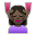 Woman Getting Massage: Dark Skin Tone