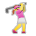 Woman Golfing