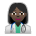 Woman Health Worker: Dark Skin Tone