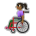 Woman in Manual Wheelchair: Medium-Dark Skin Tone