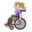 Woman in Manual Wheelchair: Medium-Light Skin Tone