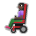 Woman in Motorized Wheelchair: Dark Skin Tone