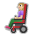 Woman in Motorized Wheelchair: Medium-Light Skin Tone