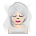 Woman in Steamy Room: Light Skin Tone
