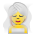 Woman in Steamy Room
