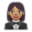 Woman in Tuxedo: Medium Skin Tone