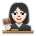 Woman Judge: Light Skin Tone