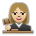 Woman Judge: Medium-Light Skin Tone