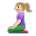 Woman Kneeling: Medium-Light Skin Tone