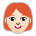 Woman: Light Skin Tone, Red Hair