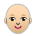 Woman: Medium-Light Skin Tone, Bald