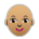 Woman: Medium Skin Tone, Bald