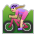 Woman Mountain Biking: Medium-Light Skin Tone