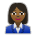 Woman Office Worker: Medium-Dark Skin Tone