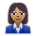 Woman Office Worker: Medium Skin Tone
