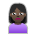 Woman Pouting: Dark Skin Tone