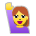 Woman Raising Hand