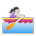 Woman Rowing Boat: Light Skin Tone