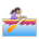 Woman Rowing Boat: Medium Skin Tone