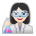 Woman Scientist: Light Skin Tone